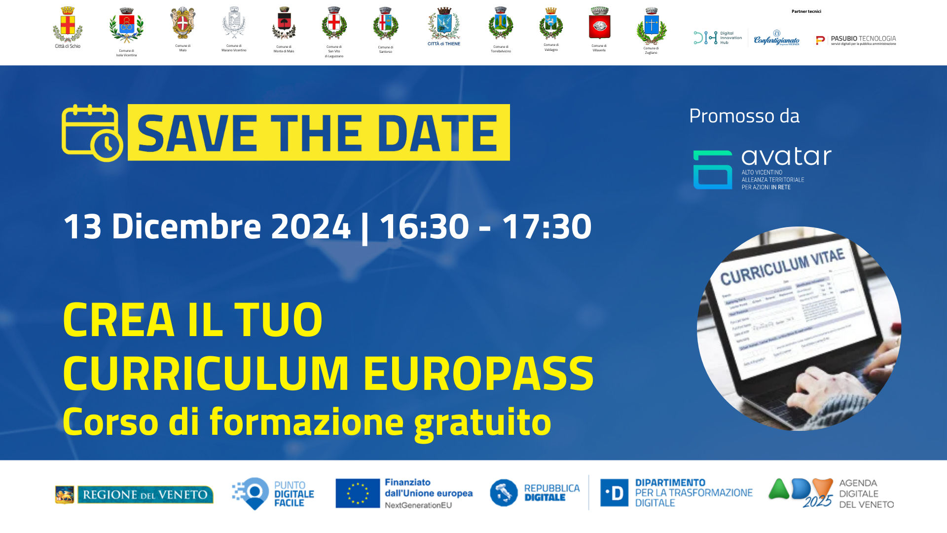 Crea il tuo curriculum Europass